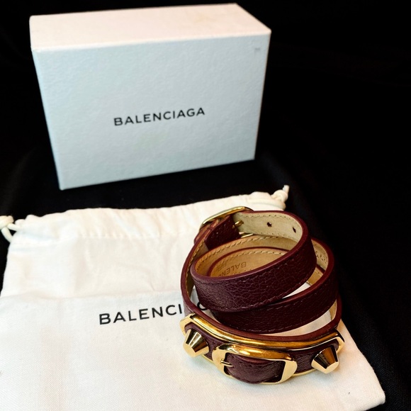 Balenciaga Arena Giant Triple Tour Bracelet - Picture 4 of 6